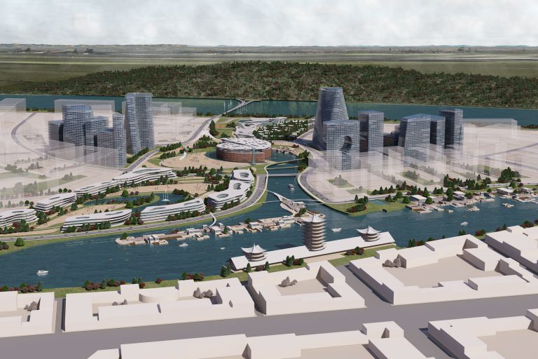 Urban planning of Dongpo Island