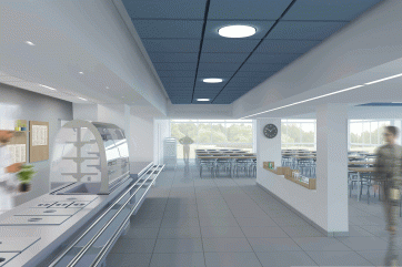 Canteen adjustment at Vigna di Valle airport