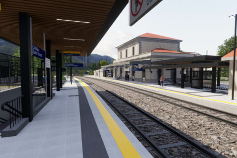 Redevelopment of three railway stations