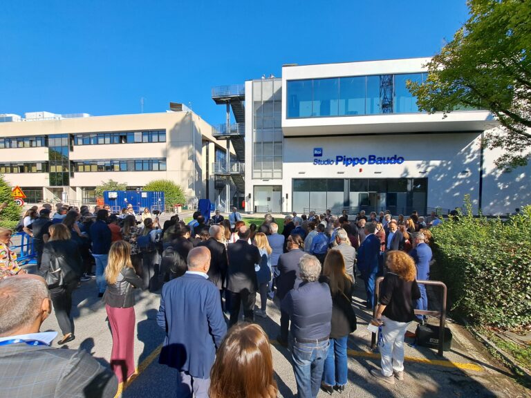 Opening of new television studios of the RAI Center in Saxa Rubra